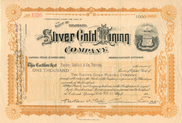 Sliver Gold Mining Co.